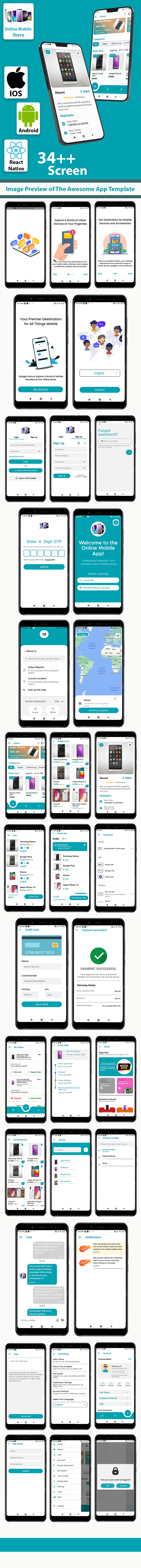 Online mobile store  Flow Graphics