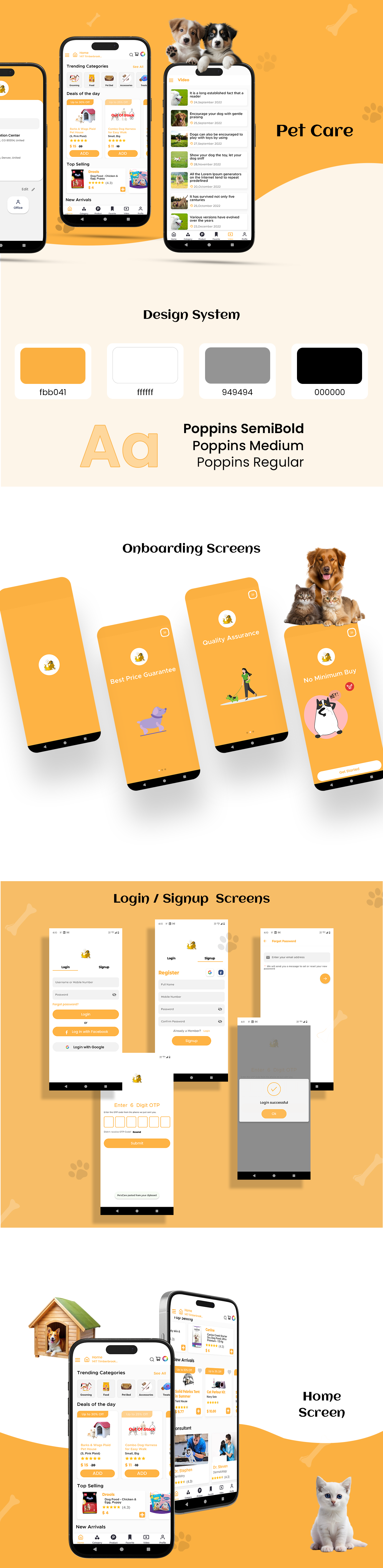 PetsCare  Flow Graphics